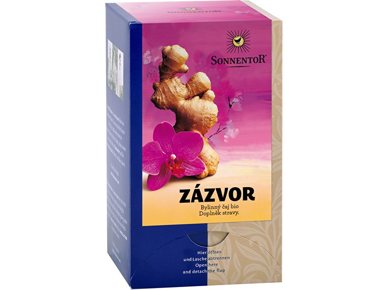 Zobrazit detail výrobku Sonnentor Bio Zázvor - čaj porc. dárkový 20g (20sáčků) Zobrazit detail výrobku Sonnentor Bio Zázvor - čaj porc. dárkový 20g (20sáčků)