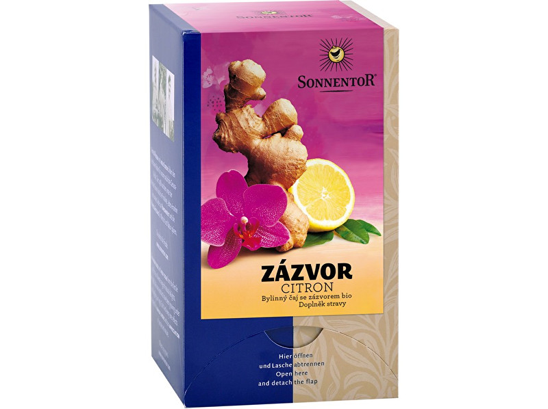 Sonnentor Bio Zázvor - citron čaj s kořením porc. dárkový 30g (20sáčků)