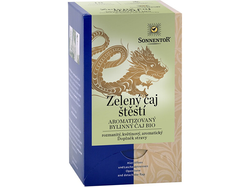 Sonnentor Bio Zelený čaj - štěstí porc. dárkový 19,8g