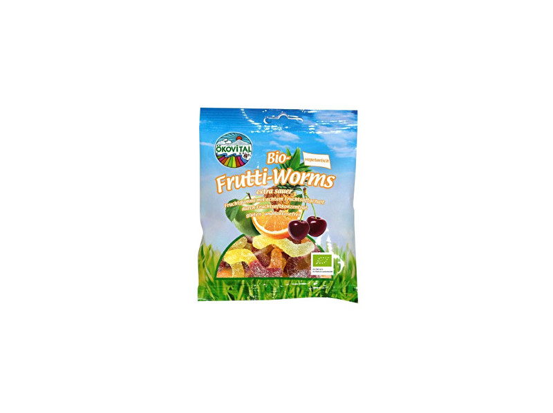 Zobrazit detail výrobku Ekovital Bio gumové bonbony Ekovital Červíci 100g Zobrazit detail výrobku Ekovital Bio gumové bonbony Ekovital Červíci 100g