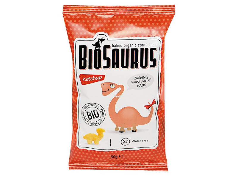 Biosaurus Bio Biosaurus křupky s kečupem 50g