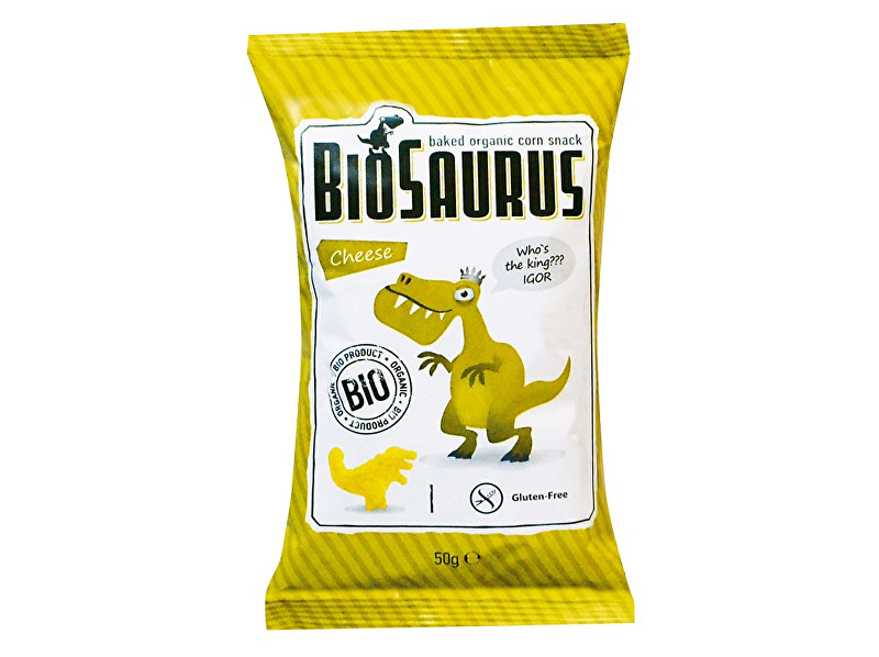 Biosaurus Bio Biosaurus křupky se sýrem 50g