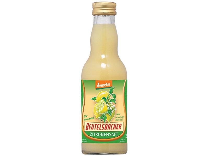 Beutelsbacher Bio Citronová šťáva 100% Beutelsbacher 0,2l