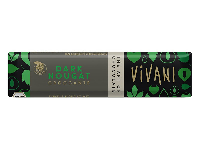 Zobrazit detail výrobku VIVANI Bio tyčinka Čokoládová nugátová tmavá 35g Zobrazit detail výrobku VIVANI Bio tyčinka Čokoládová nugátová tmavá 35g
