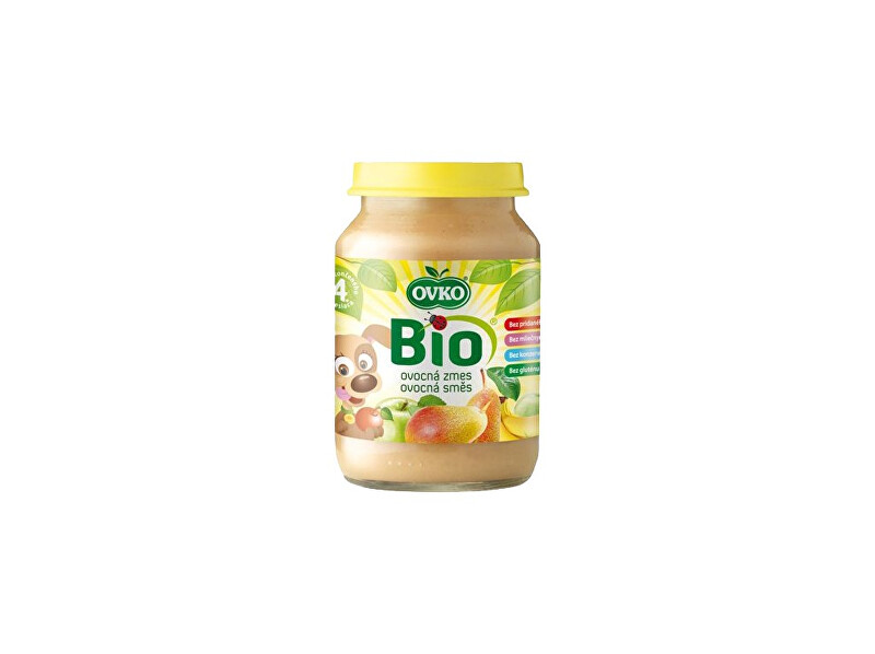 OVKO Bio Dětská výživa ovocná směs OVKO 190g