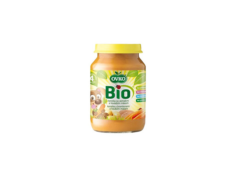 Zobrazit detail výrobku OVKO Bio Dětská výživa s bramborem a hovězím masem OVKO 190g Zobrazit detail výrobku OVKO Bio Dětská výživa s bramborem a hovězím masem OVKO 190g