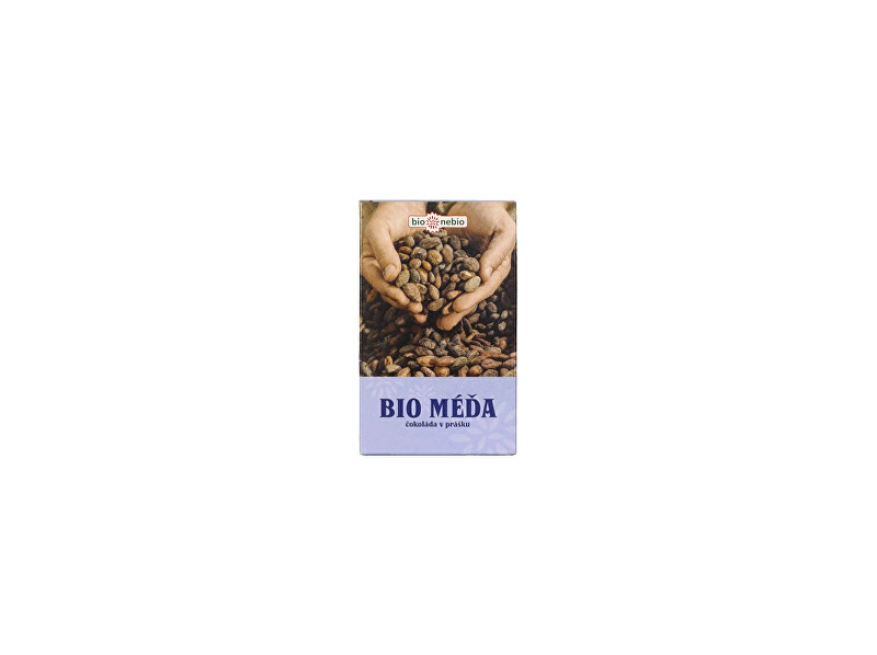 Zobrazit detail výrobku Bio nebio s. r. o. Bio čokoláda v prášku MÉĎA 150g se sníženým obsahem tuku Zobrazit detail výrobku Bio nebio s. r. o. Bio čokoláda v prášku MÉĎA 150g se sníženým obsahem tuku