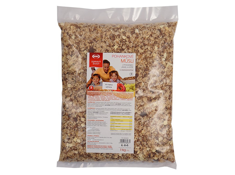 Zobrazit detail výrobku Semix Pohankové müsli s amarantem 1 kg Zobrazit detail výrobku Semix Pohankové müsli s amarantem 1 kg