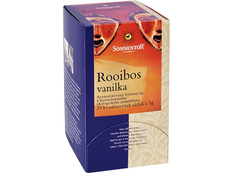 Zobrazit detail výrobku Sonnentor Rooibos vanilka bio porc. dárkový 20 g Zobrazit detail výrobku Sonnentor Rooibos vanilka bio porc. dárkový 20 g