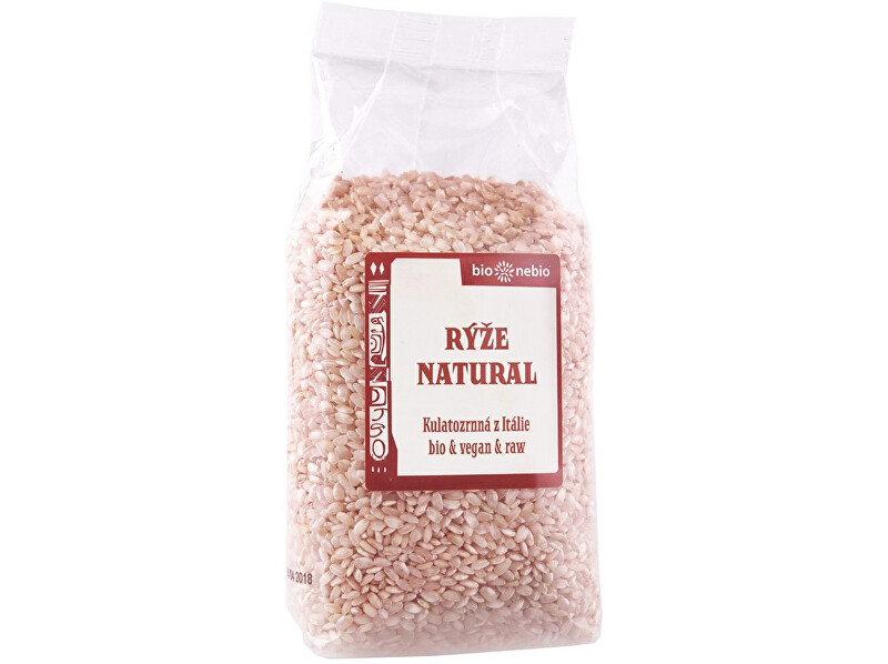 Bio nebio s. r. o. Bio Rýže kulatozrnná natural 500 g