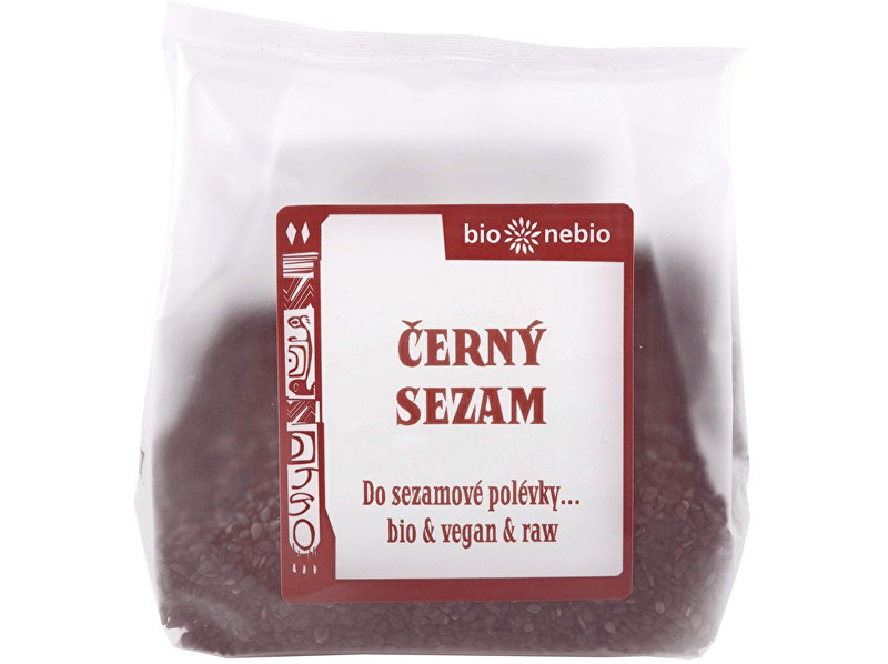 Bio nebio s. r. o. Bio Sezam černý neloupaný 100g