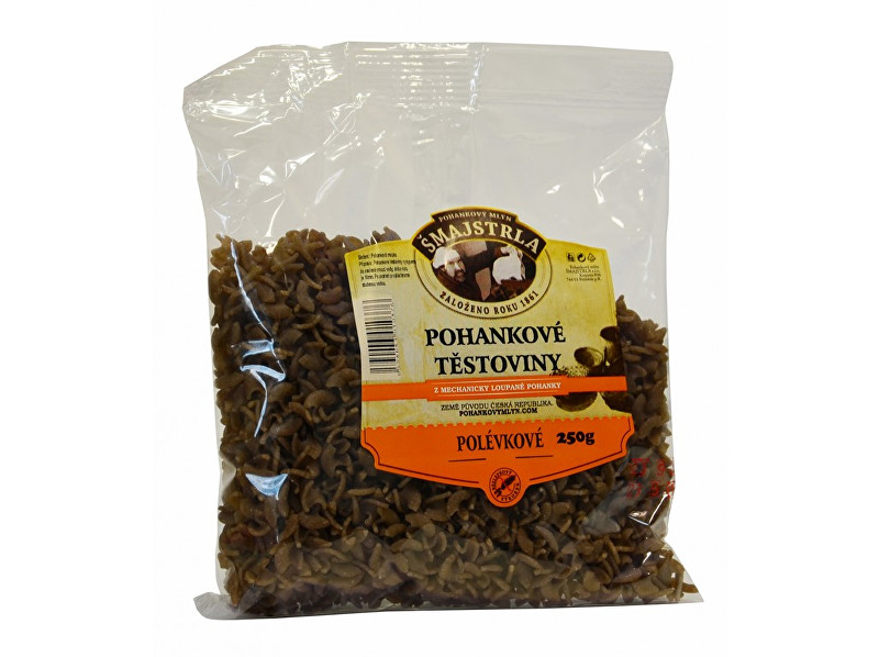 Zobrazit detail výrobku Šmajstrla Pohankové těstoviny polévkové 250 g Zobrazit detail výrobku Šmajstrla Pohankové těstoviny polévkové 250 g