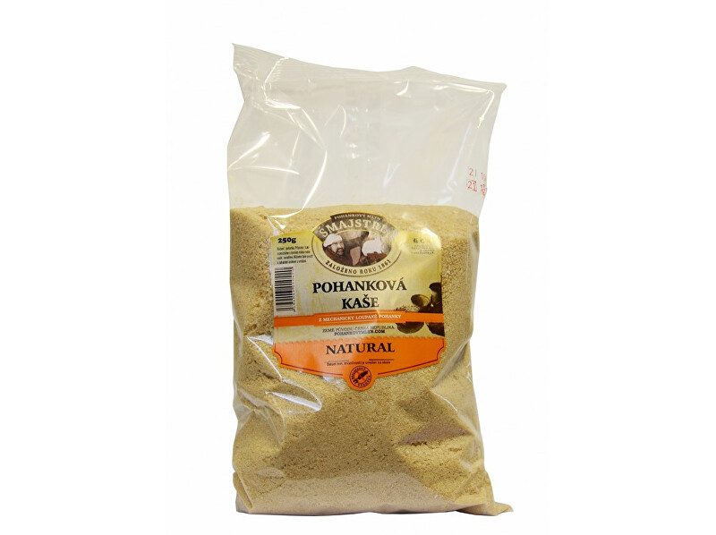 Zobrazit detail výrobku Šmajstrla Pohankový mlýn Pohanková kaše Natural 250g Zobrazit detail výrobku Šmajstrla Pohankový mlýn Pohanková kaše Natural 250g
