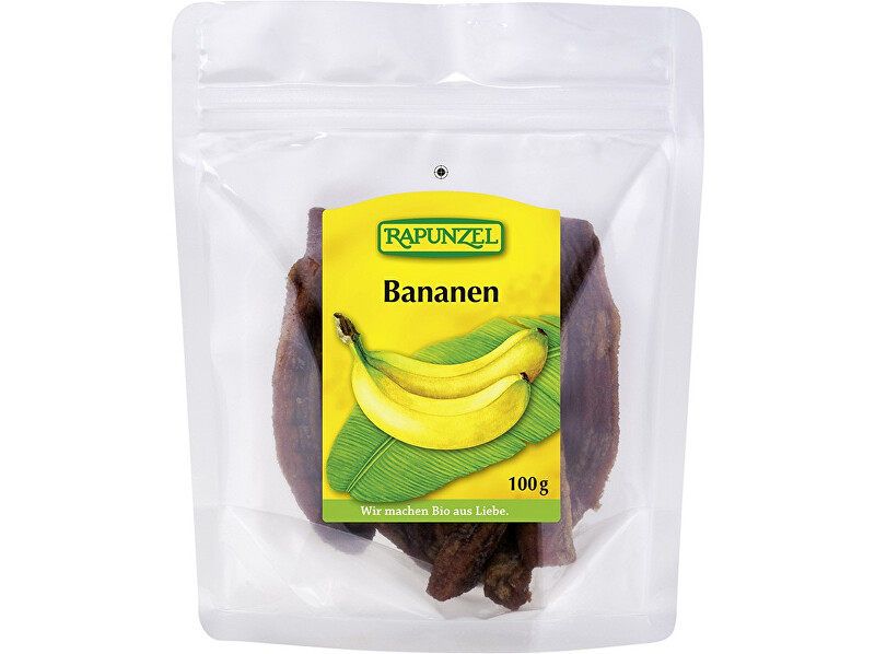 Rapunzel Bio Sušené banány celé 100g