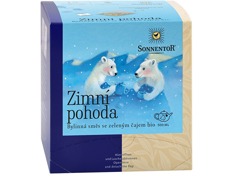 Zobrazit detail výrobku Sonnentor Bio Zimní pohoda 30 g pyramida(12 ks pyramid) Zobrazit detail výrobku Sonnentor Bio Zimní pohoda 30 g pyramida(12 ks pyramid)