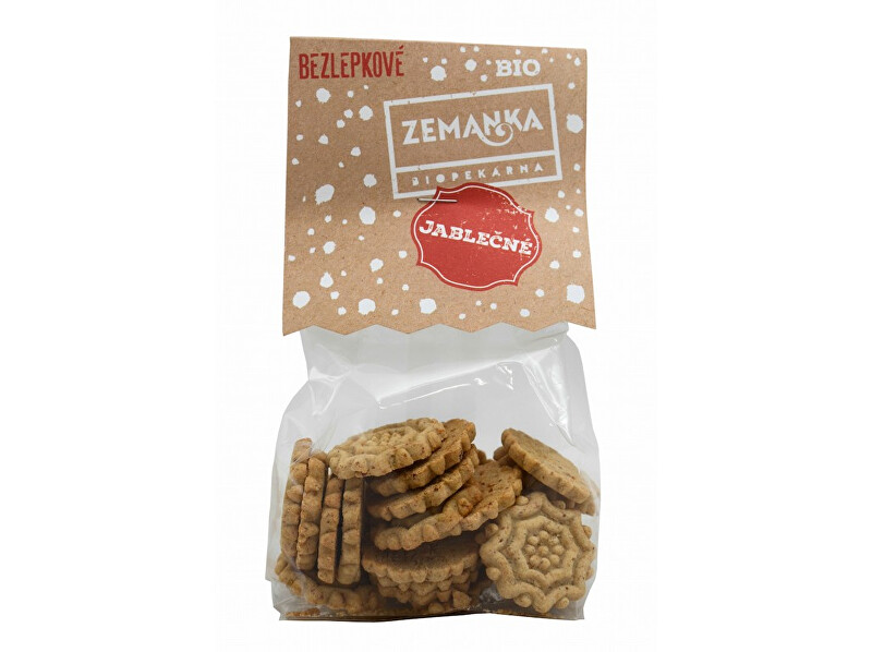 Zobrazit detail výrobku Biopekárna Zemanka Bio Bezlepkové jablečno-pohankové sušenky 100 g Zobrazit detail výrobku Biopekárna Zemanka Bio Bezlepkové jablečno-pohankové sušenky 100 g