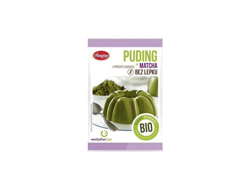 Zobrazit detail výrobku Amylon Puding Matcha Tea ananas bez lepku Bio 40g Zobrazit detail výrobku Amylon Puding Matcha Tea ananas bez lepku Bio 40g