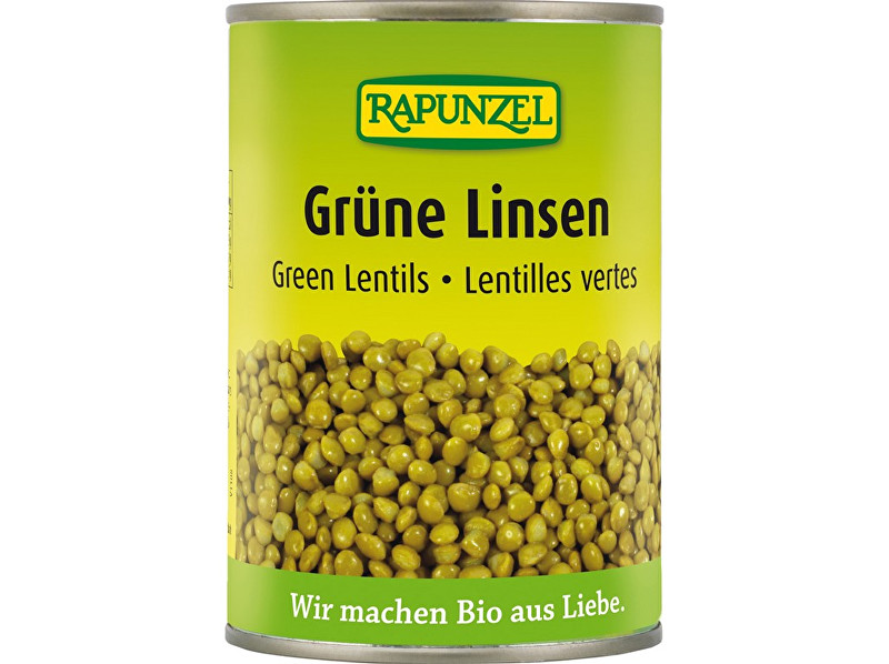 Zobrazit detail výrobku Rapunzel Bio zelená čočka sterilovaná 400g Zobrazit detail výrobku Rapunzel Bio zelená čočka sterilovaná 400g