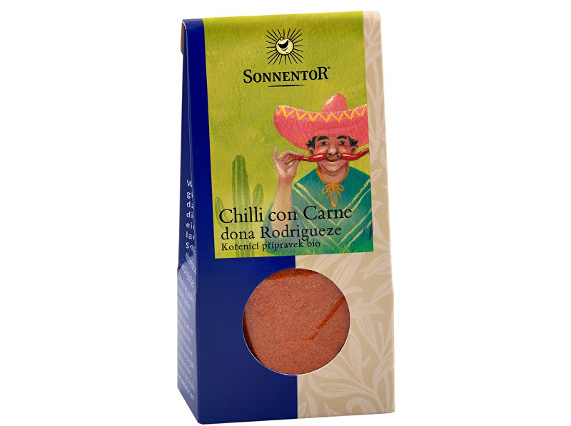Zobrazit detail výrobku Sonnentor Bio Chilli con Carne dona Rodrigueze 40g Zobrazit detail výrobku Sonnentor Bio Chilli con Carne dona Rodrigueze 40g