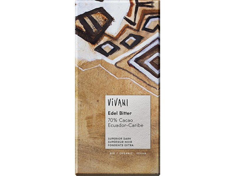 Zobrazit detail výrobku VIVANI Bio hořká čokoláda 70% 100g Zobrazit detail výrobku VIVANI Bio hořká čokoláda 70% 100g