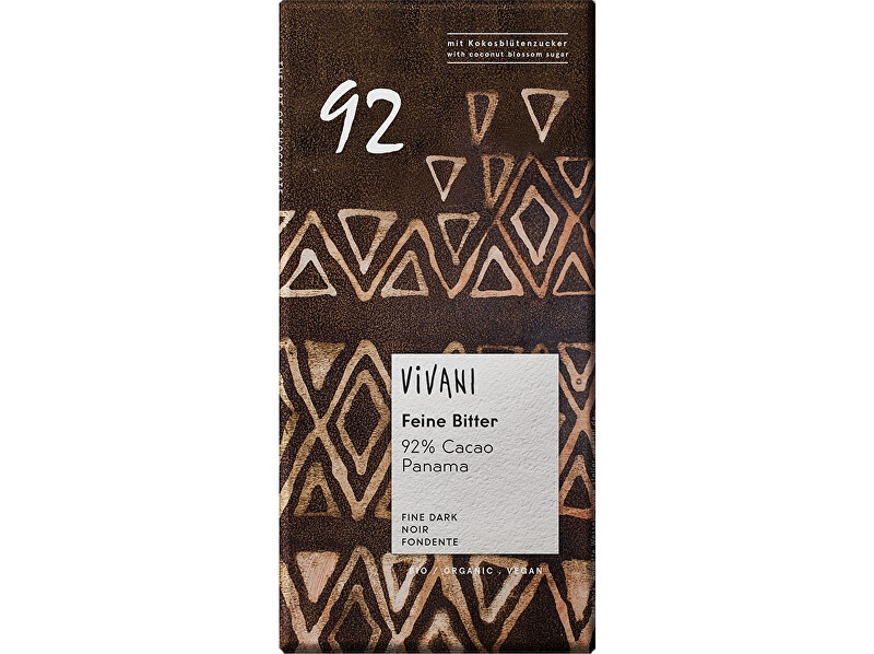 Zobrazit detail výrobku VIVANI Bio hořká čokoláda 92% 80g Zobrazit detail výrobku VIVANI Bio hořká čokoláda 92% 80g