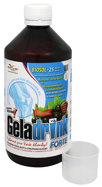 Orling Geladrink Forte - Biosol 500 ml Černý rybíz