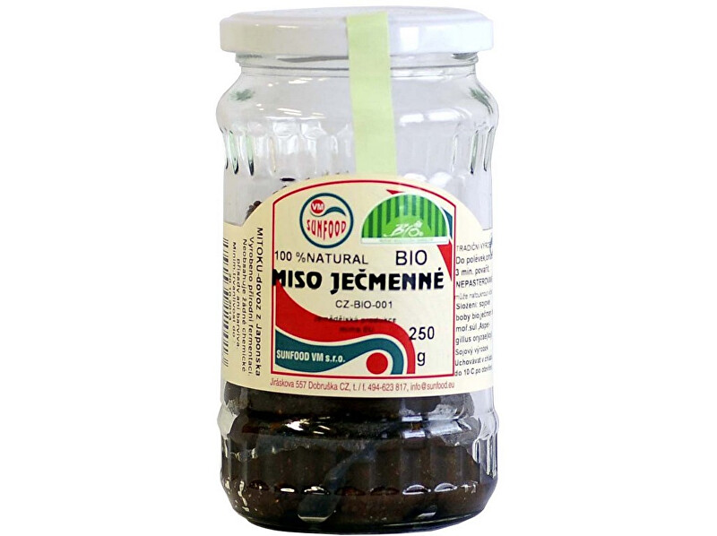 Zobrazit detail výrobku Sunfood Bio Miso ječmenné 300 g Zobrazit detail výrobku Sunfood Bio Miso ječmenné 300 g