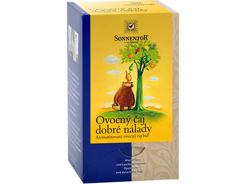 Zobrazit detail výrobku Sonnentor Bio Ovocný čaj dobré nálady 45 g Zobrazit detail výrobku Sonnentor Bio Ovocný čaj dobré nálady 45 g
