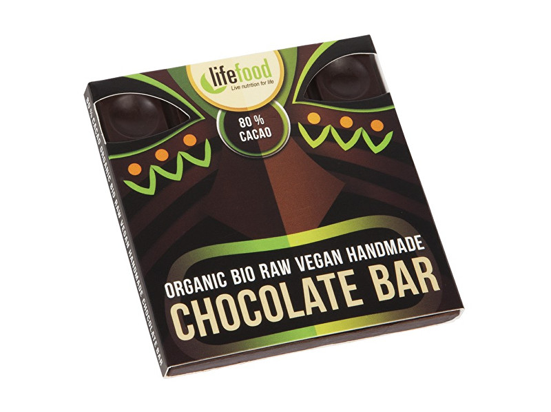 Lifefood Bio čokoláda z nepraženého kakaa 80% kakao raw 35g