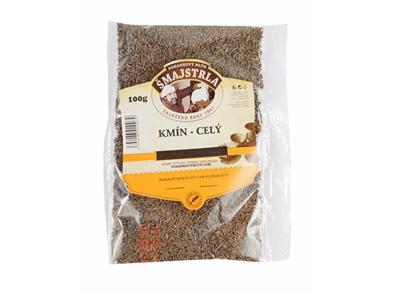 Zobrazit detail výrobku Šmajstrla Kmín celý 100g Zobrazit detail výrobku Šmajstrla Kmín celý 100g