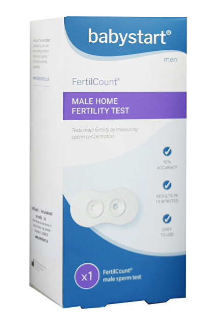 Adiel Test mužské plodnosti FertilCount 1 použití