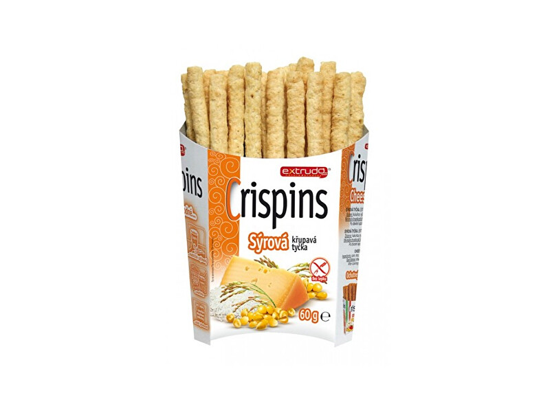 Zobrazit detail výrobku EXTRUDO Crispins tyčka sýr 60g Zobrazit detail výrobku EXTRUDO Crispins tyčka sýr 60g