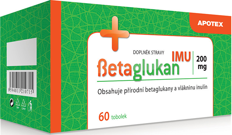 Apotex Betaglukan IMU 200 mg 60 tob.
