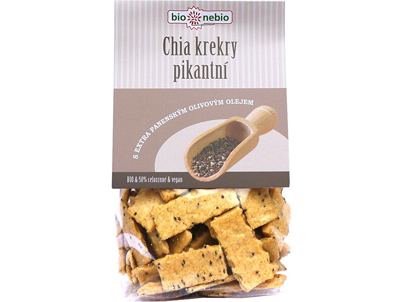Bio nebio s. r. o. Bio chia krekry 130g