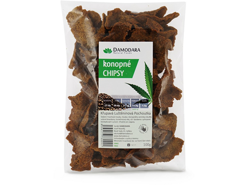 Zobrazit detail výrobku Damodara Konopné chipsy 100g Zobrazit detail výrobku Damodara Konopné chipsy 100g