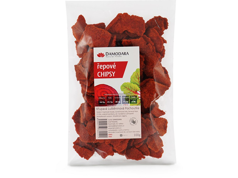 Zobrazit detail výrobku Damodara Řepové chipsy 100g Zobrazit detail výrobku Damodara Řepové chipsy 100g