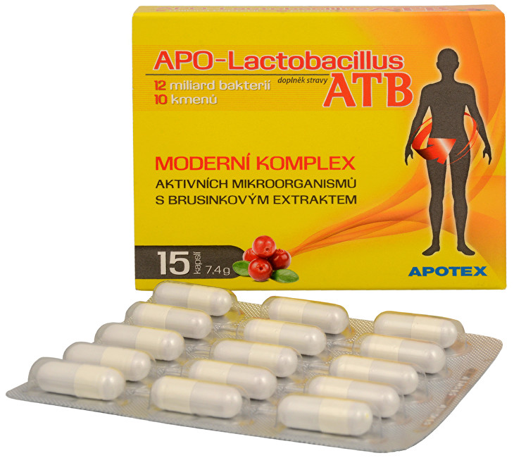 Apotex APO-Lactobacillus ATB 15 kapslí