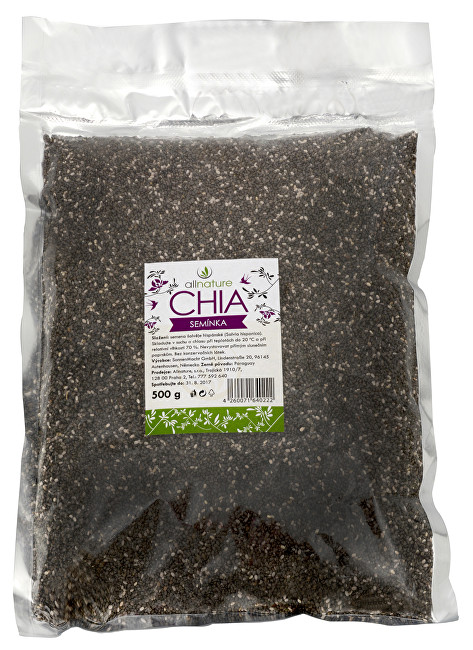 Zobrazit detail výrobku Allnature Chia semínka 500 g Zobrazit detail výrobku Allnature Chia semínka 500 g