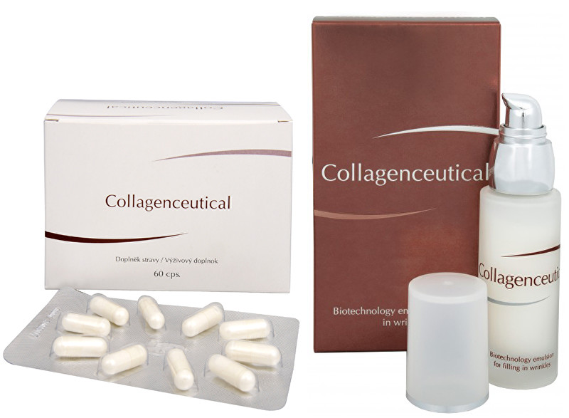 Herb Pharma Collagenceutical - biotechnologická emulze na vyplnění vrásek 30 ml + Collagenceutical 60 kapslí ZDARMA
