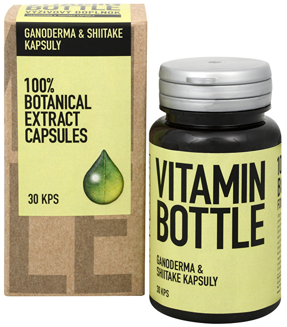 Vitamin-Bottle Ganoderma a Shiitake 30 kapslí