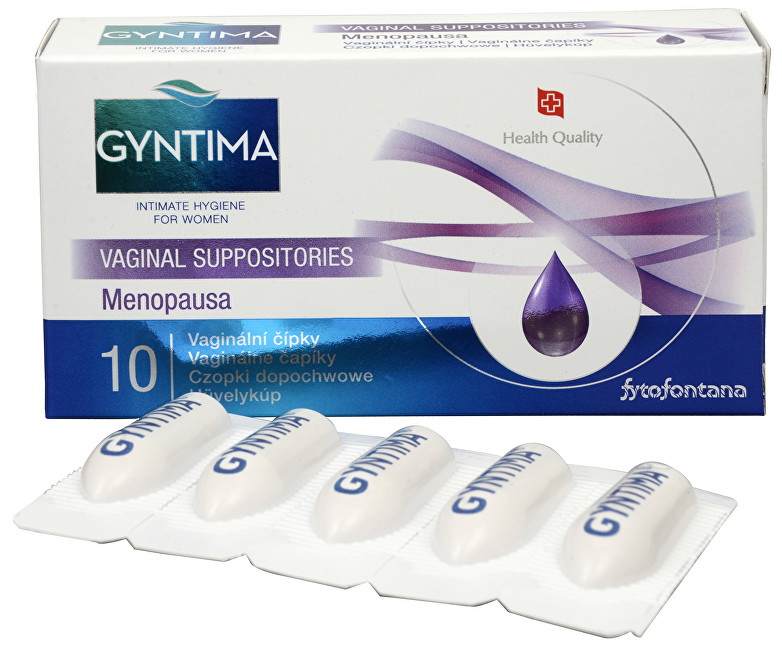 Herb Pharma Gyntima vaginální čípky Menopausa 10 ks