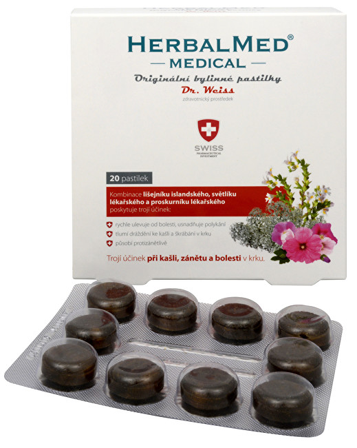 Simply You Herbalmed MEDICAL pastilky Dr. Weiss 20 pastilek