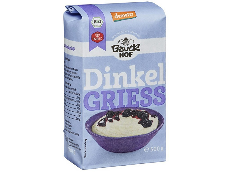 Zobrazit detail výrobku Bauck hof Bio Krupice špaldová 500g Zobrazit detail výrobku Bauck hof Bio Krupice špaldová 500g