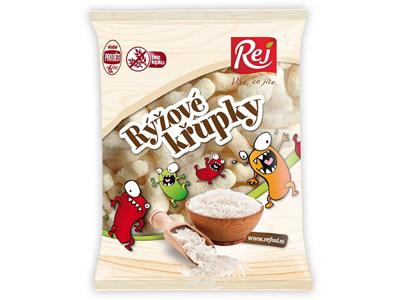 REJ S.R.O. Rýžové křupky bez soli 85g