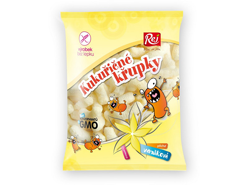 REJ S.R.O. Kukuřičné křupky vanilkové 90g