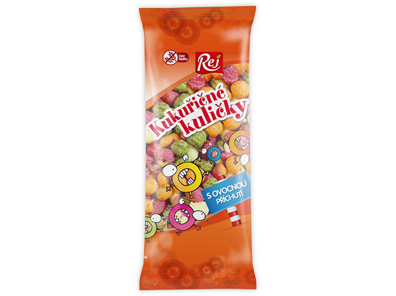 Zobrazit detail výrobku REJ S.R.O. Kukuřičné kuličky ovocné 45g Zobrazit detail výrobku REJ S.R.O. Kukuřičné kuličky ovocné 45g
