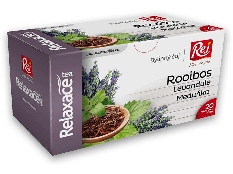 REJ S.R.O. Čaj RELAXACE - rooibos s meduňou a levandulí