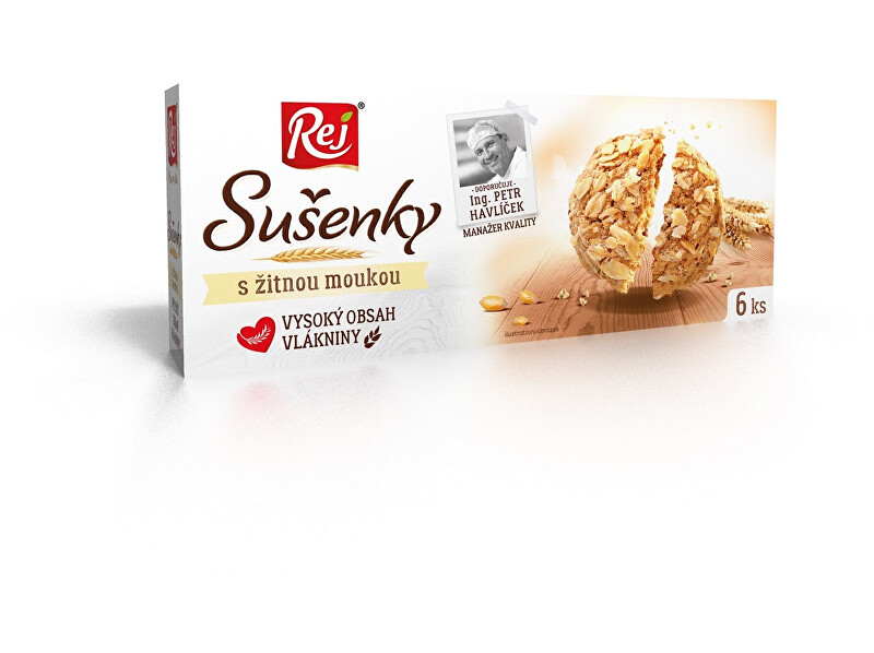Zobrazit detail výrobku REJ S.R.O. Sušenky s žitnou moukou 120g Zobrazit detail výrobku REJ S.R.O. Sušenky s žitnou moukou 120g