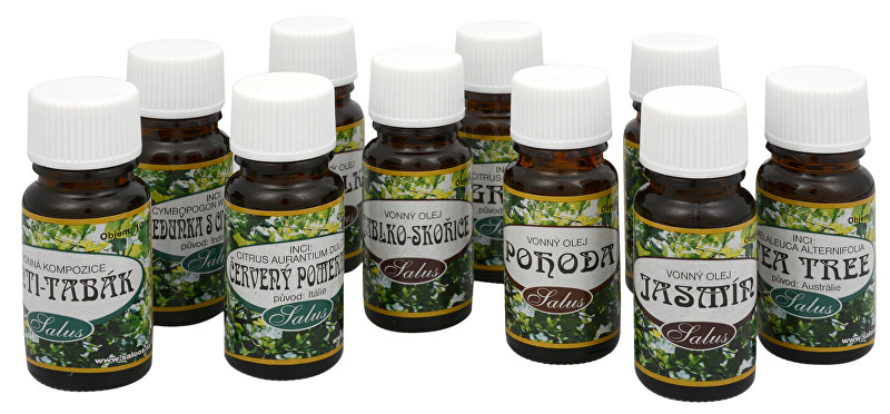 Saloos 100% přírodní esenciální olej pro aromaterapii 10 ml Eukalyptus