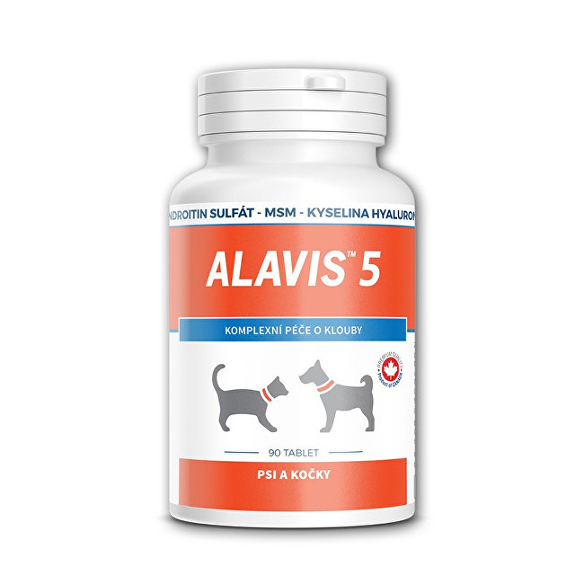 Alavis ALAVIS 5 pro psy a kočky 90 tbl.